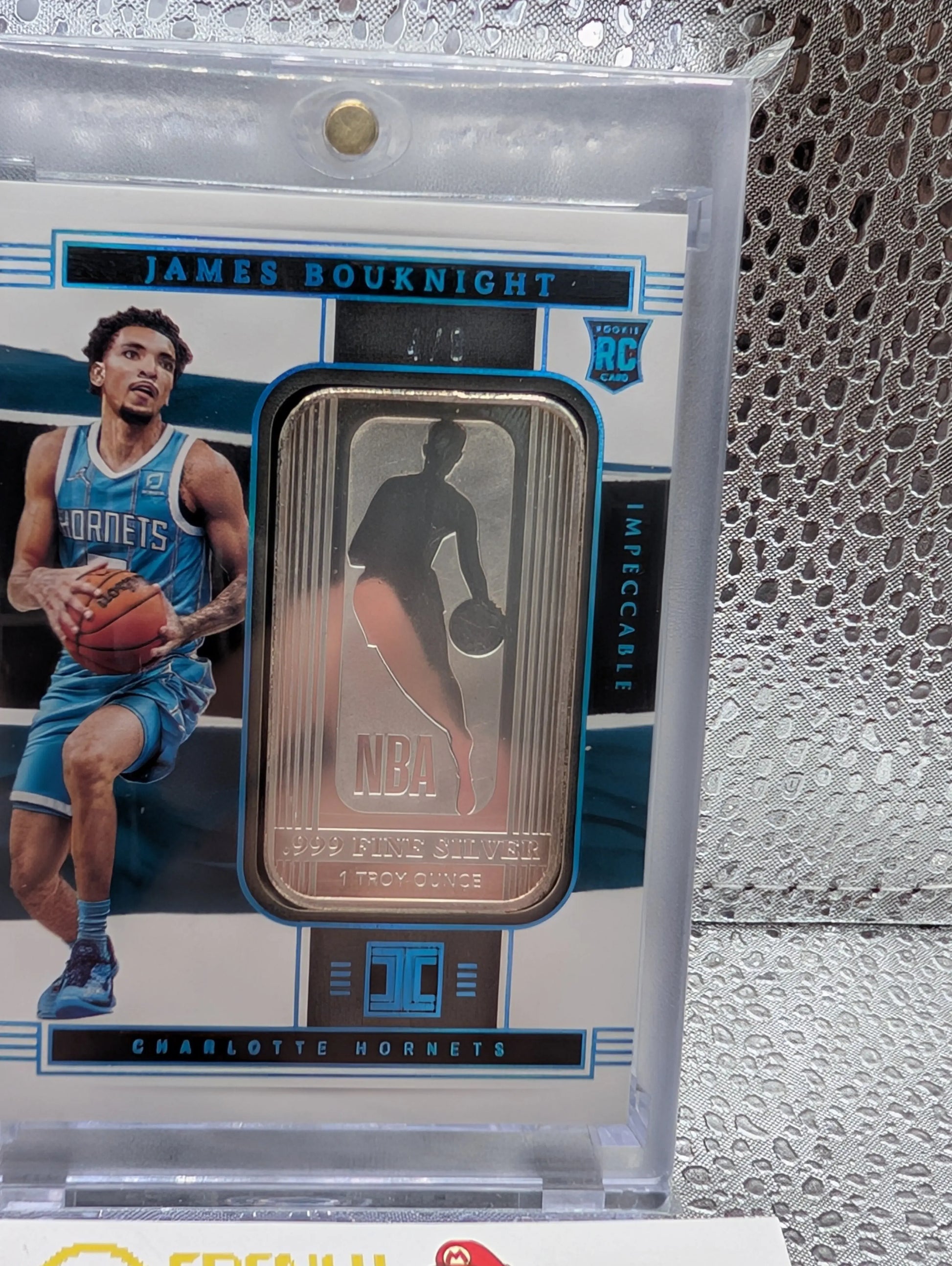 2022-23 Panini Impeccable James Bouknight Sapphire Troy Ounce Fine Silver /8 Rookie FRENLY BRICKS - Open 7 Days