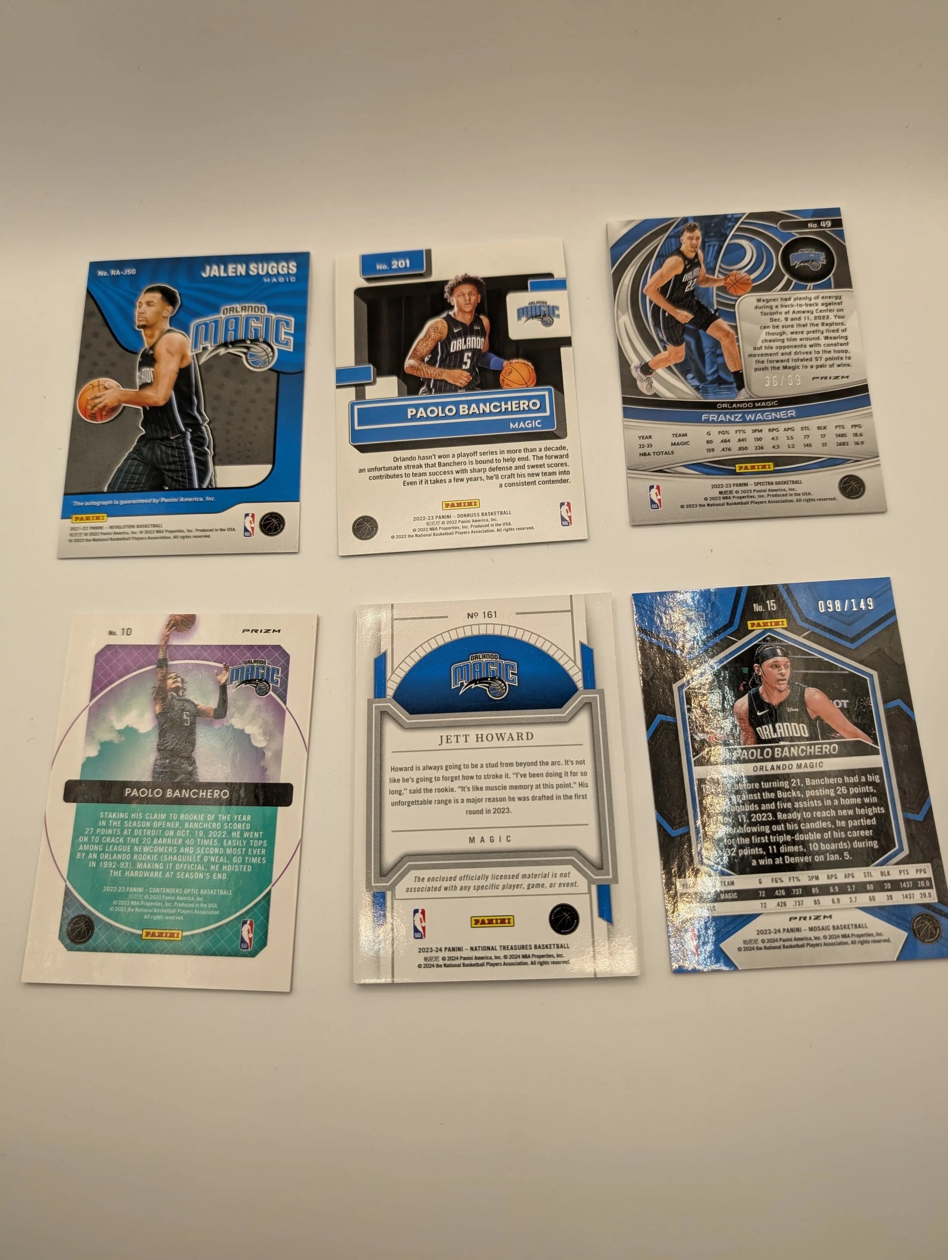 Orlando Magic NBA Basketball Card Lot, Rookies, Patch, Auto, Graded, Paolo Banchero FRENLY BRICKS - Open 7 Days