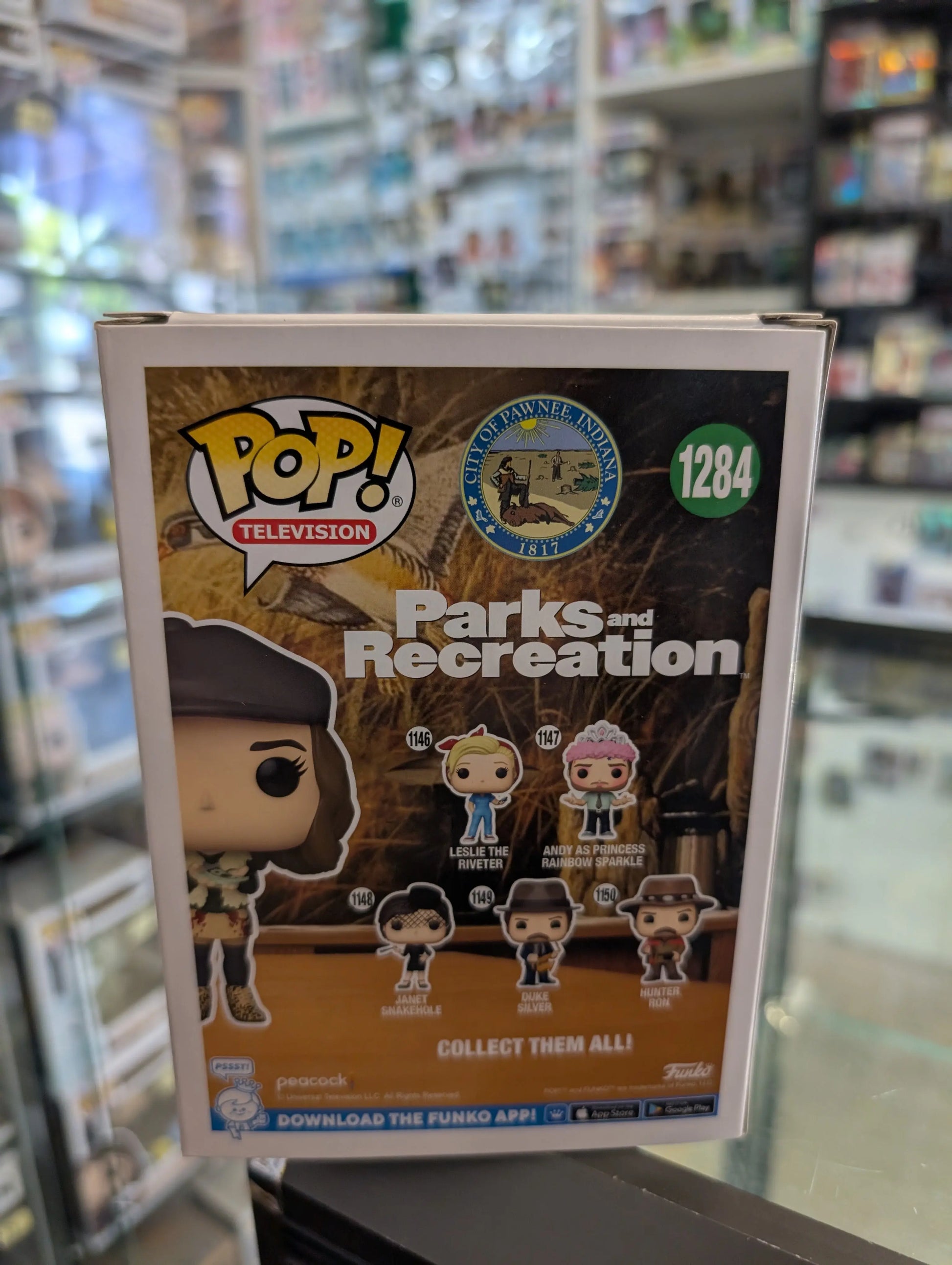 Parks & Recreation Mona-Lisa Funko POP! Vinyl 1284 FRENLY BRICKS - Open 7 Days