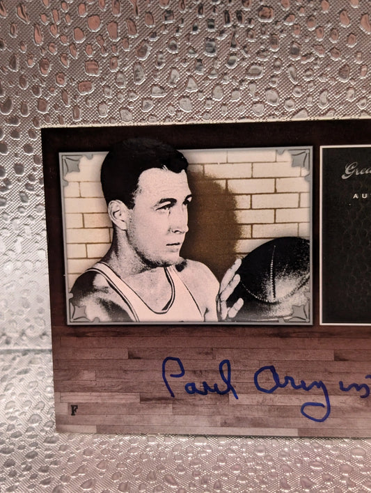 2005-06   Greats of the Game   Autographs #GGPA   Paul Arizin  Basketball FRENLY BRICKS - Open 7 Days