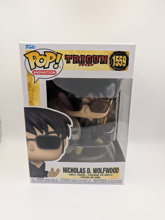 Animation - Trigun - 1559 Nicholas D. Wolfwood - Pop! Vinyl Figure FRENLY BRICKS - Open 7 Days