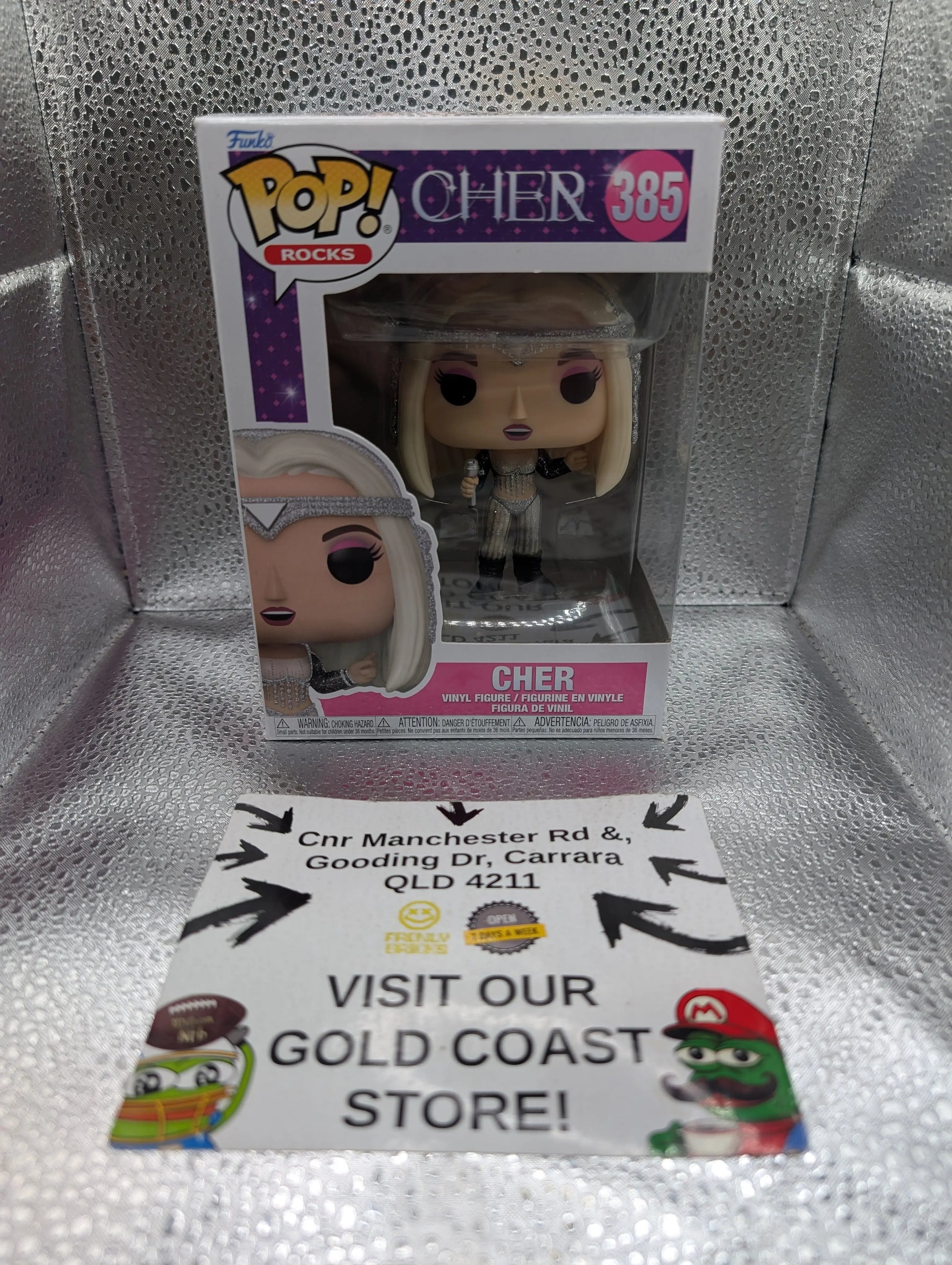 Funko Pop! Rocks Cher Living Proof Glitter Funko Pop! Vinyl Figure #385 FRENLY BRICKS - Open 7 Days