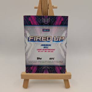 2024 Topps Chrome UFC - #FDP-17 - Jamahal Hill - Fired Up /10 FRENLY BRICKS - Open 7 Days