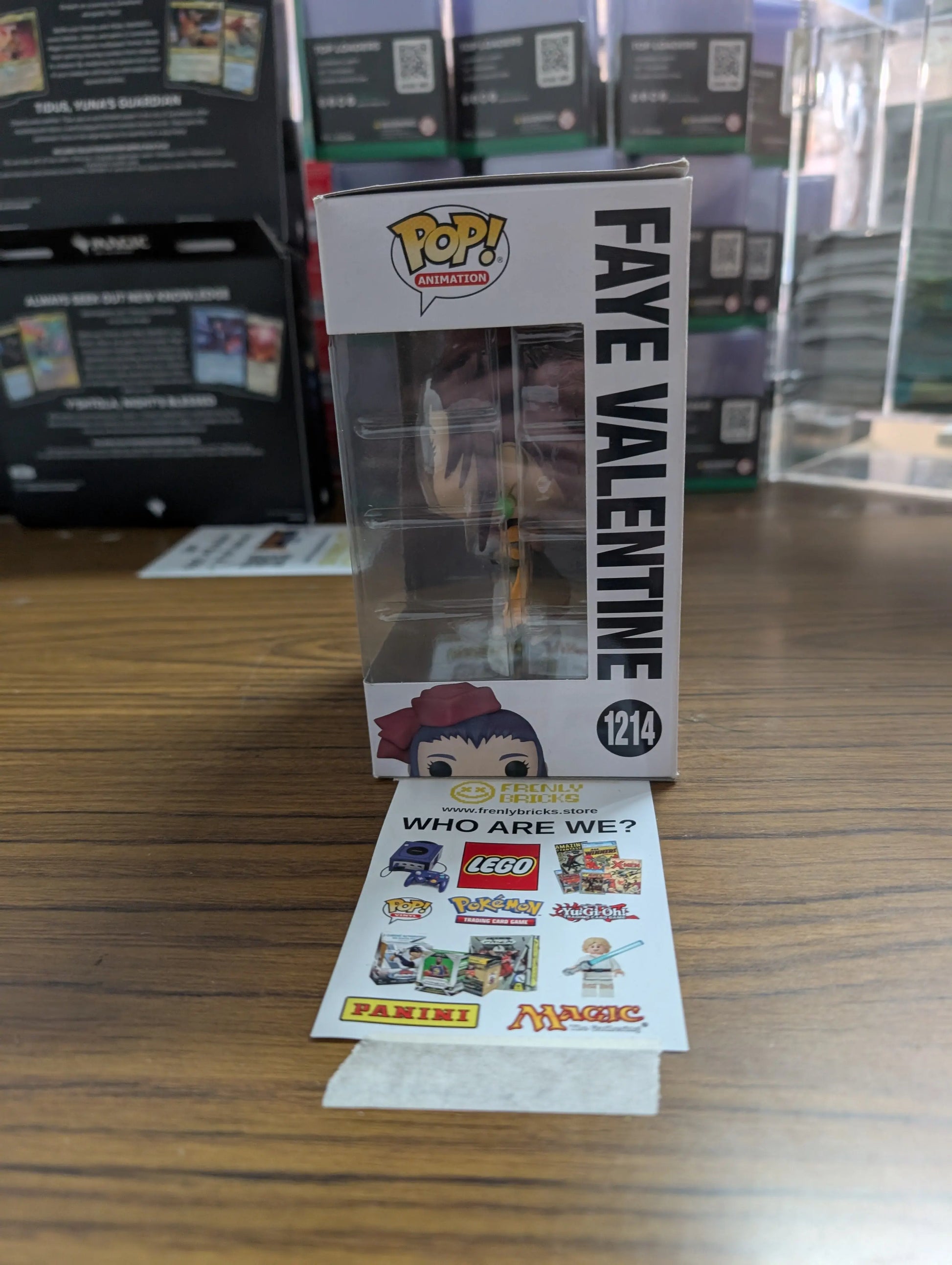 FUNKO Pop Vinyl Faye Valentine #1214 FRENLY BRICKS - Open 7 Days