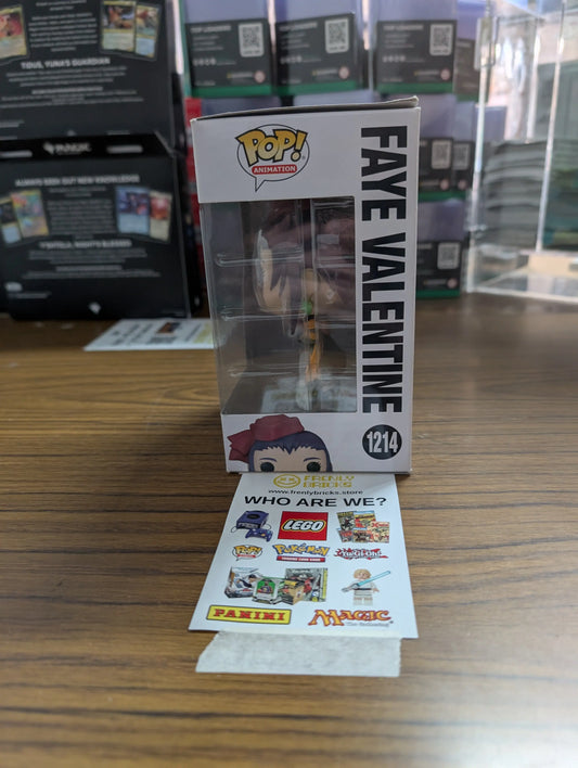 FUNKO Pop Vinyl Faye Valentine #1214 FRENLY BRICKS - Open 7 Days