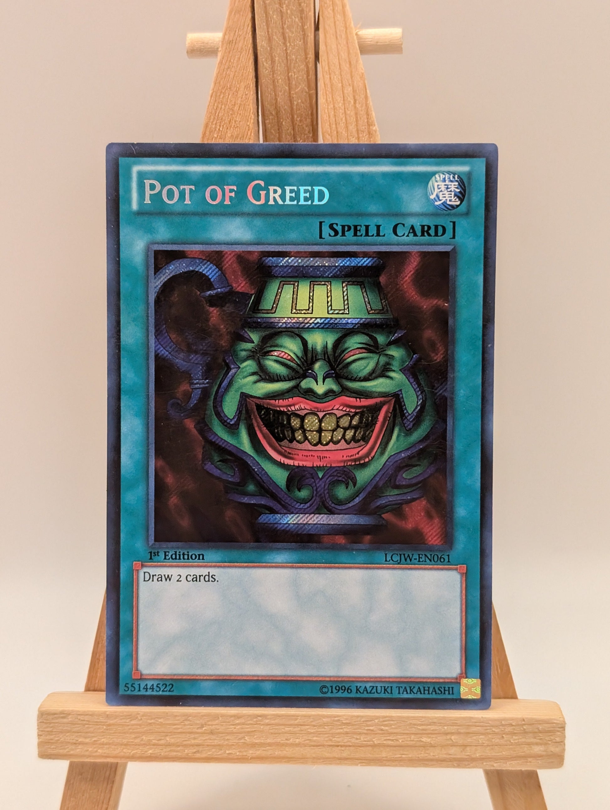 Pot of Greed - LCJW-EN061 - Secret Rare FRENLY BRICKS - Open 7 Days