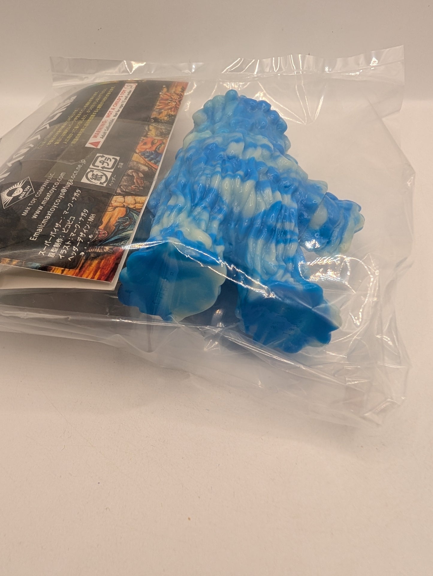 Maxtoys Ultraman Series Zazarn Sludge Kaiju Blue Limited Luminous Sofubi Figure FRENLY BRICKS - Open 7 Days