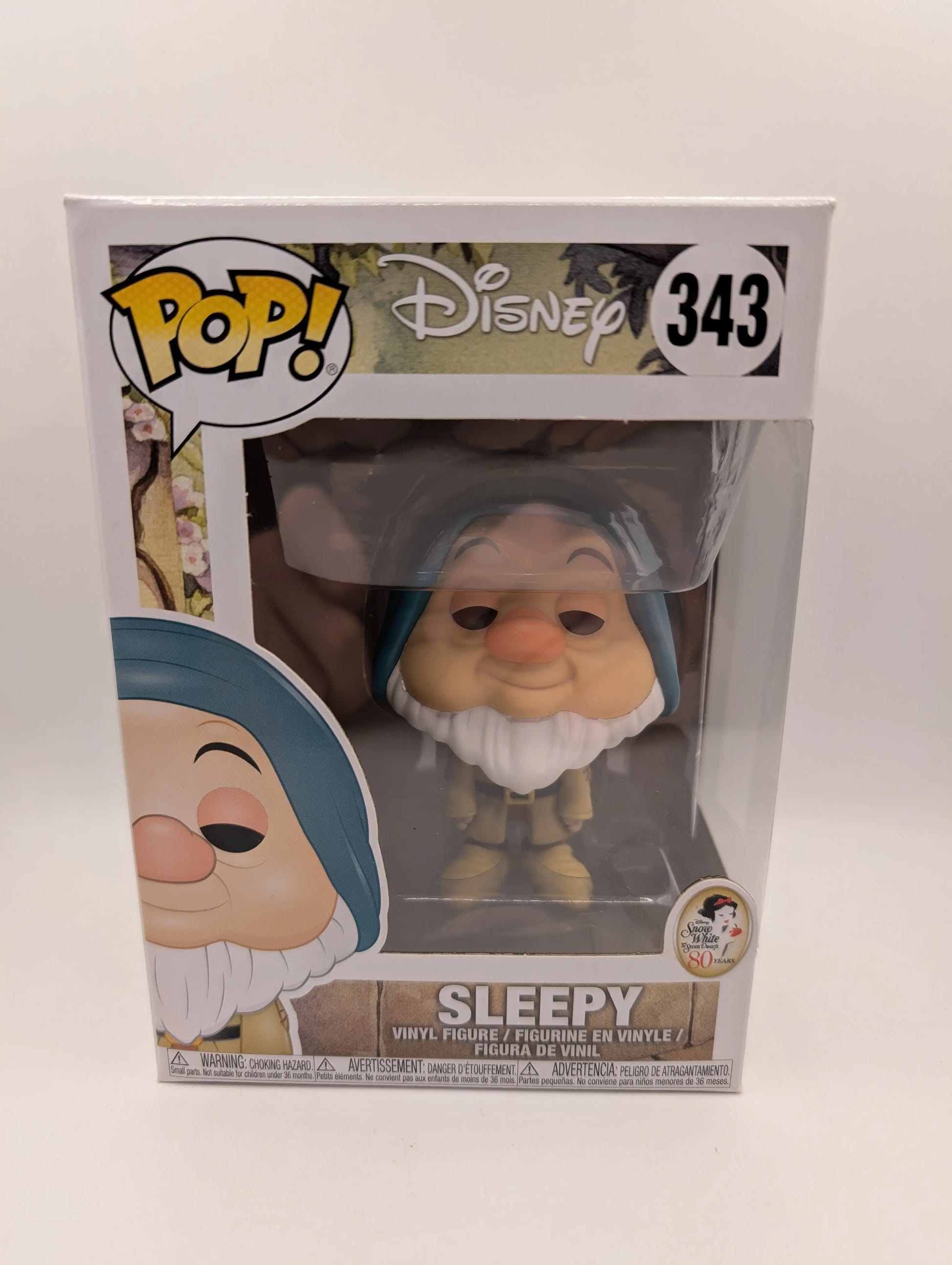 Sleepy- Funko Pop Vinyl #343 - Snow White and the Seven Dwarfs- Vaulted FRENLY BRICKS - Open 7 Days image 1