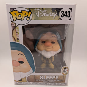 Sleepy- Funko Pop Vinyl #343 - Snow White and the Seven Dwarfs- Vaulted