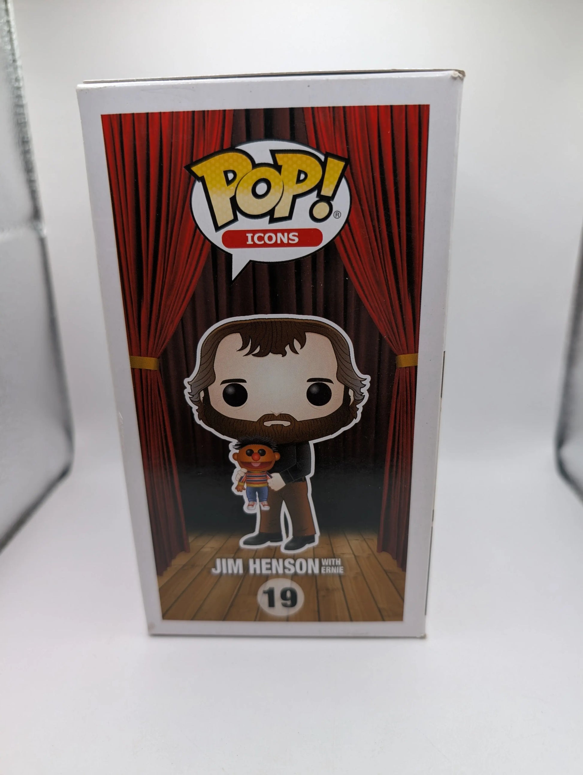 FUNKO POP Vinyl Jim Henson With Ernie #19 FRENLY BRICKS - Open 7 Days