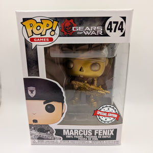 Pop Vinyl Marcus Fenix #474 Gold Metallic Special Edition FRENLY BRICKS - Open 7 Days