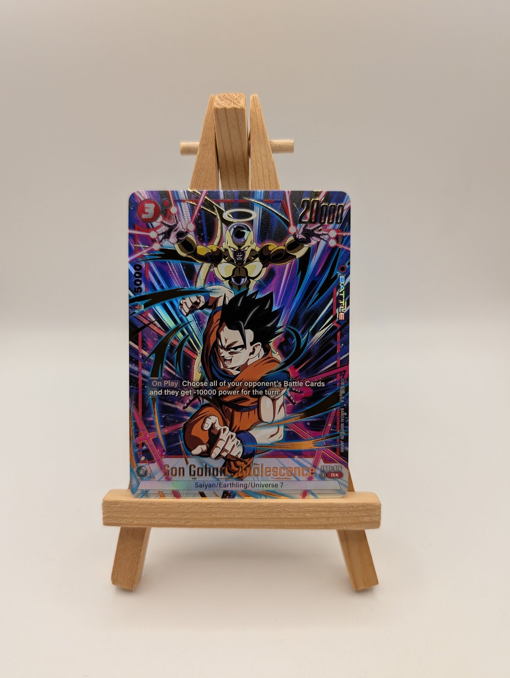 Son Gohan : Adolescence (Alt Art) FB01-016 R* (English) DBS Fusion World FB03 FRENLY BRICKS - Open 7 Days