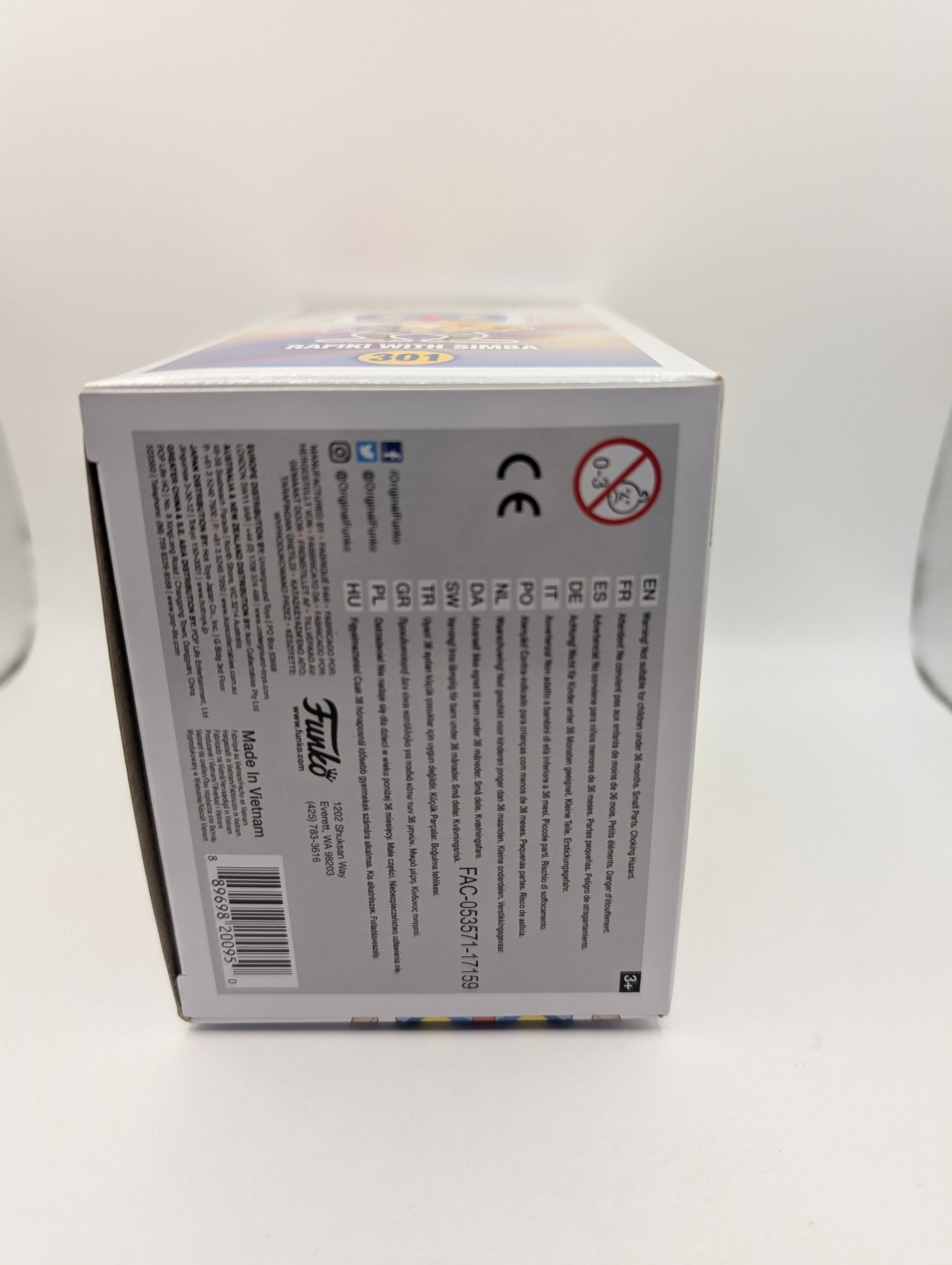 Rafiki with Simba - Pop Vinyl - 301 - The Lion King - Disney - VAULTED FRENLY BRICKS - Open 7 Days