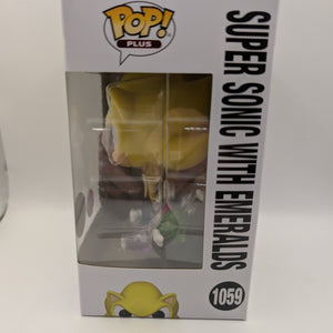 Funko Pop Sonic The Hedgehog - Super Sonic with Emeralds (Flocked) #1059