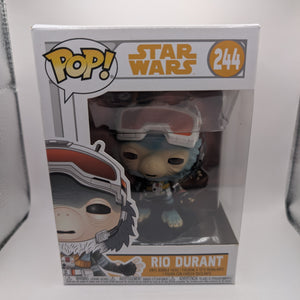 Pop Vinyl Figure - Star Wars - Rio Durant # 244 FRENLY BRICKS - Open 7 Days