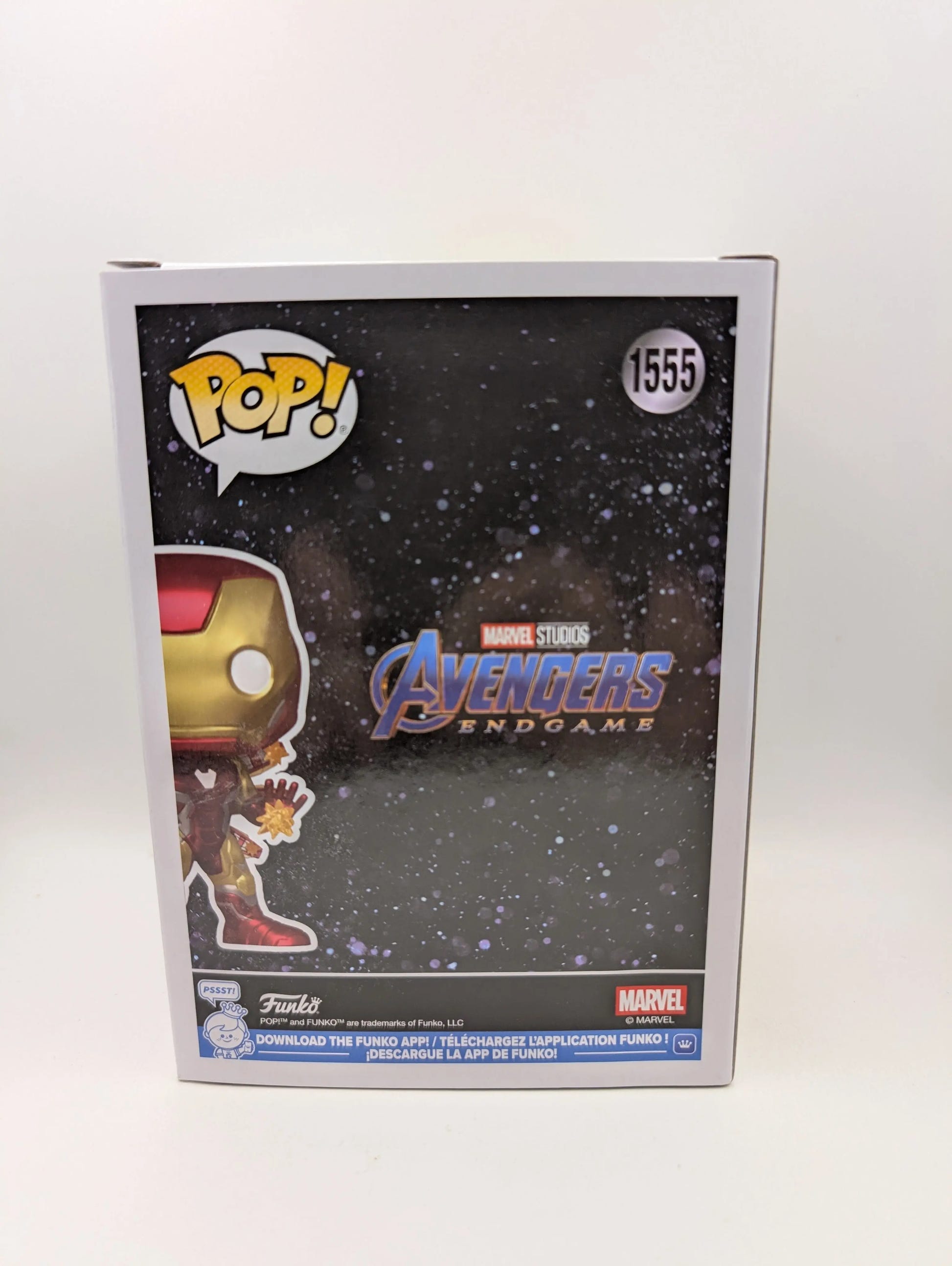 Funko Avengers Endgame Iron Man Beams Glow In The Dark Pop! Vinyl Figure #1555 FRENLY BRICKS - Open 7 Days image 3