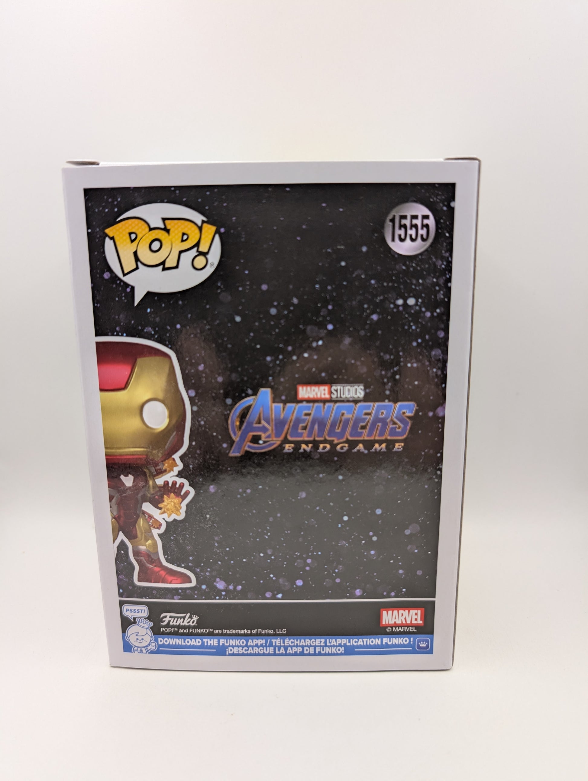 Funko Avengers Endgame Iron Man Beams Glow In The Dark Pop! Vinyl Figure #1555