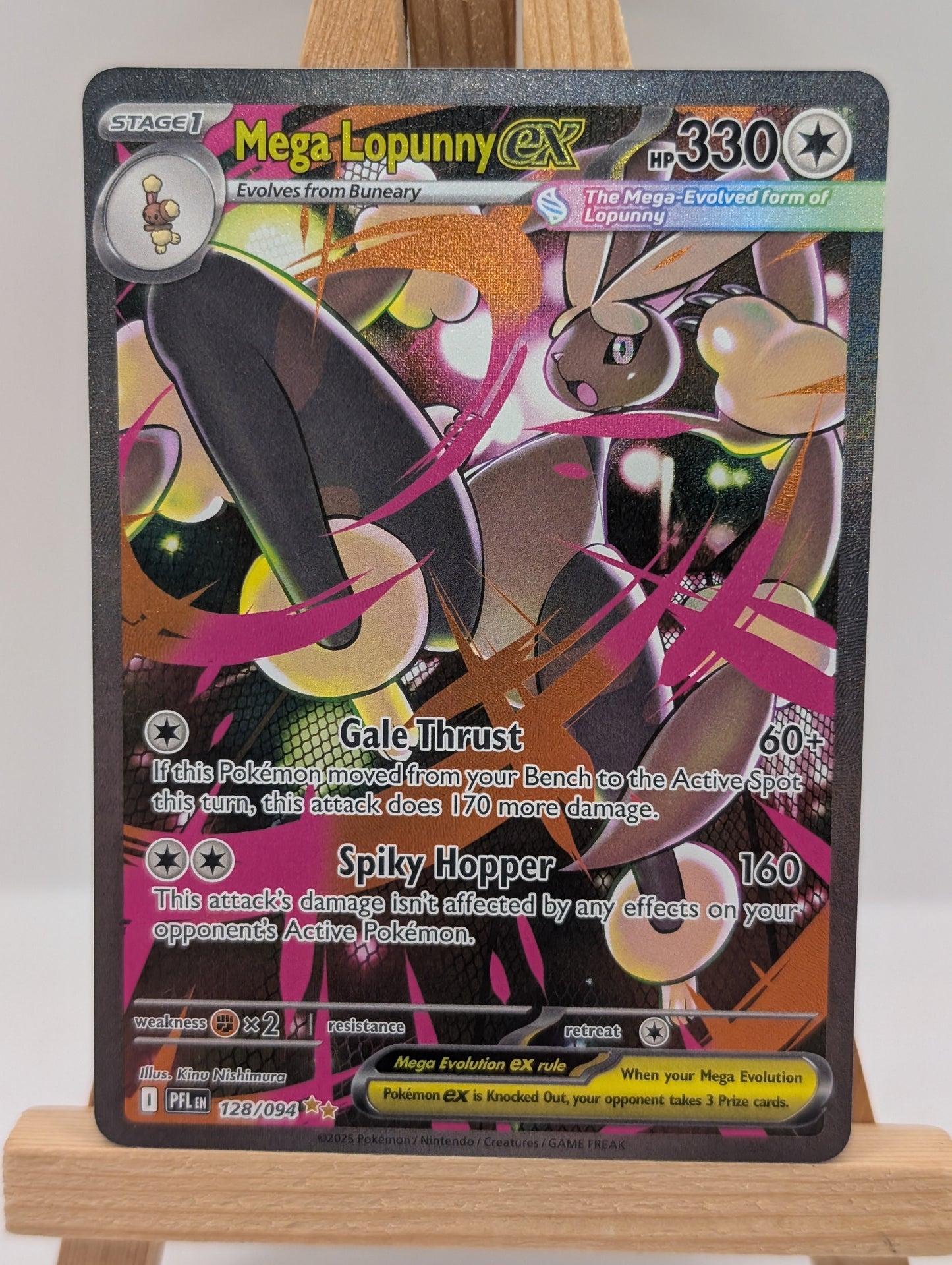 Mega Lopunny ex - 128/094 - Special Illustration Rare - Phantasmal Flames - NM/M FRENLY BRICKS - Open 7 Days