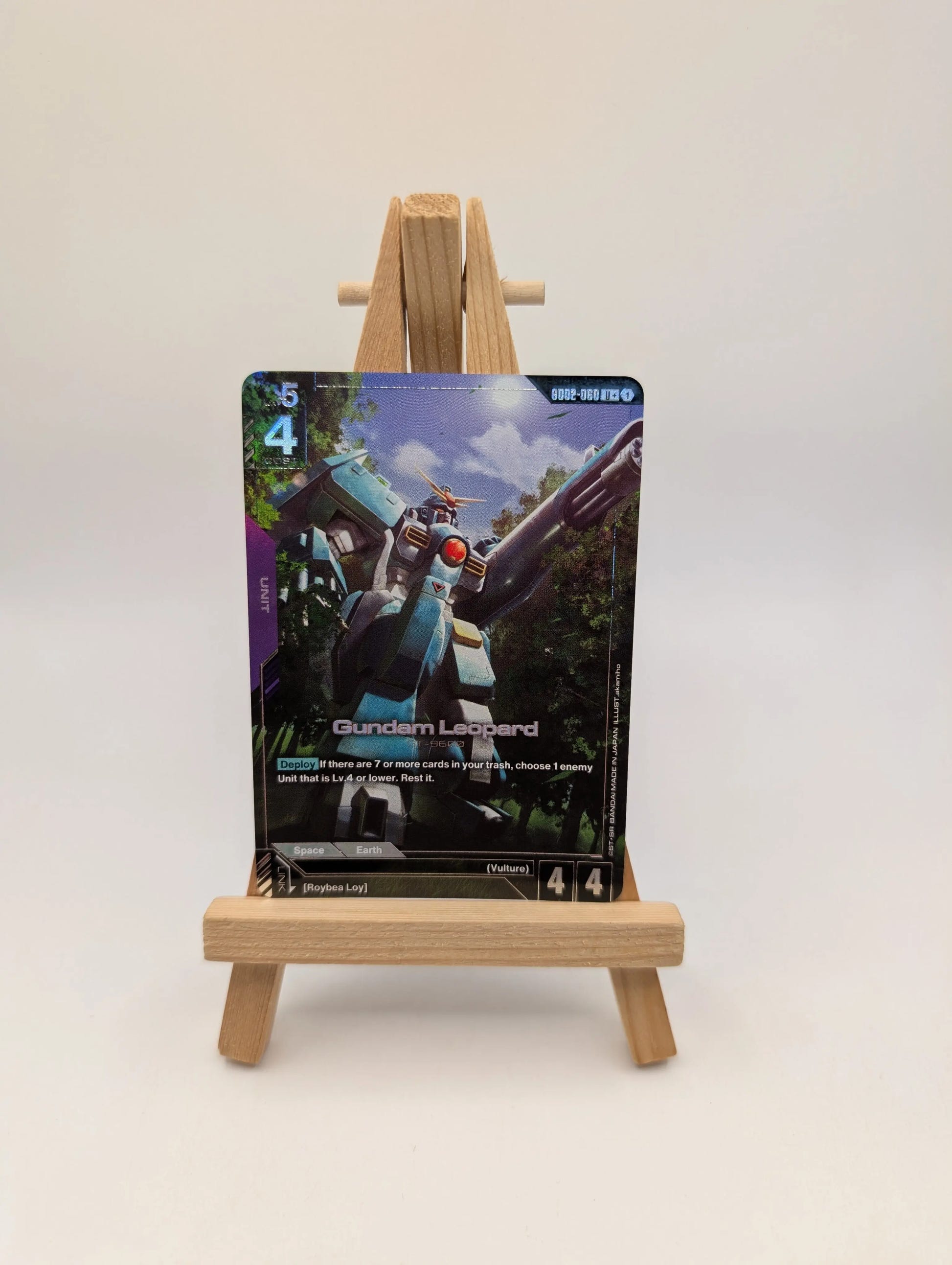 Gundam Leopard GD02-060 U+ Alt Art Gundam Card Game RARE English FRENLY BRICKS - Open 7 Days image 1