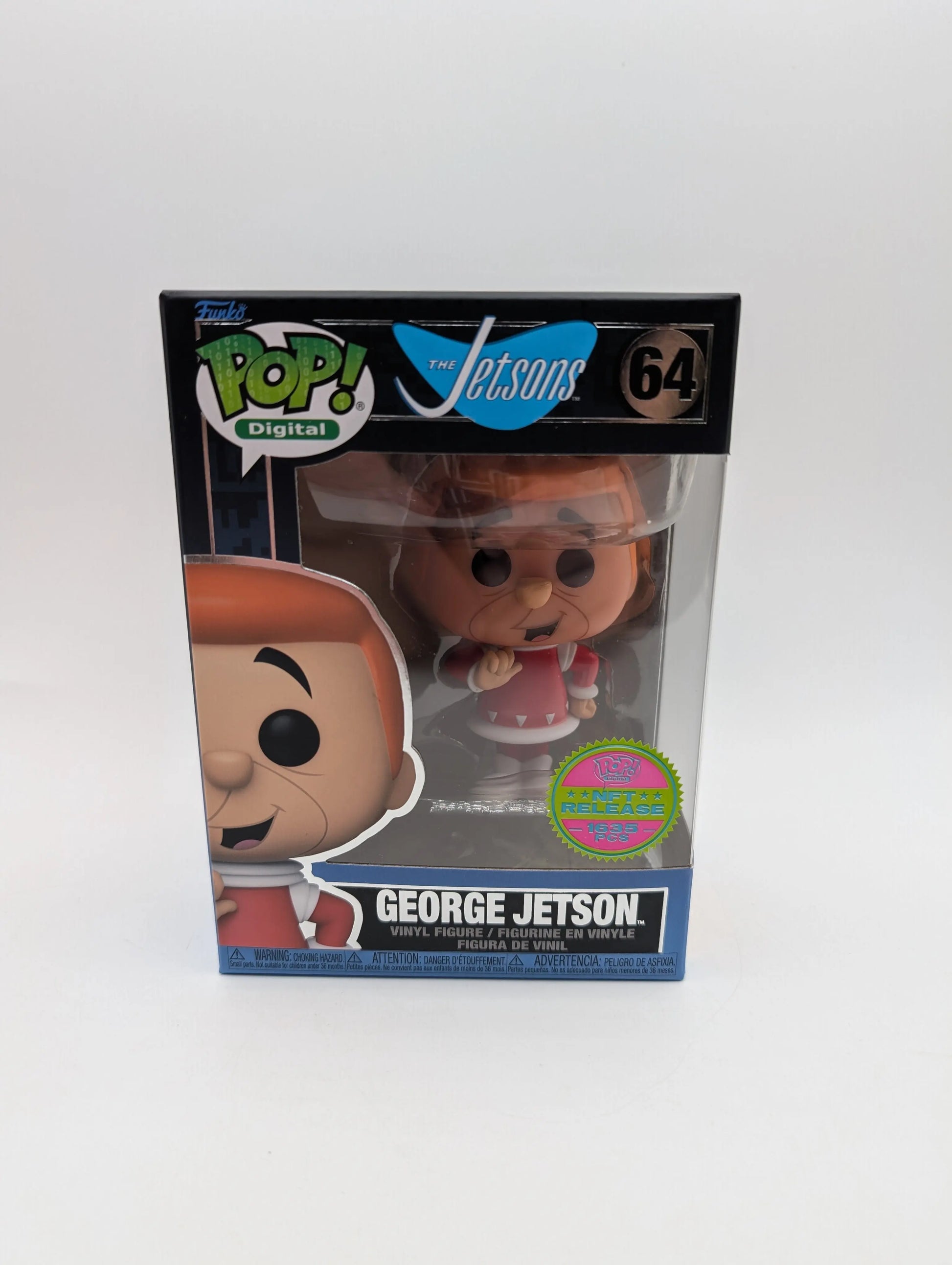 Funko Pop! Digital Hanna Barbera - George Jetson #64 LE 1635 FRENLY BRICKS - Open 7 Days