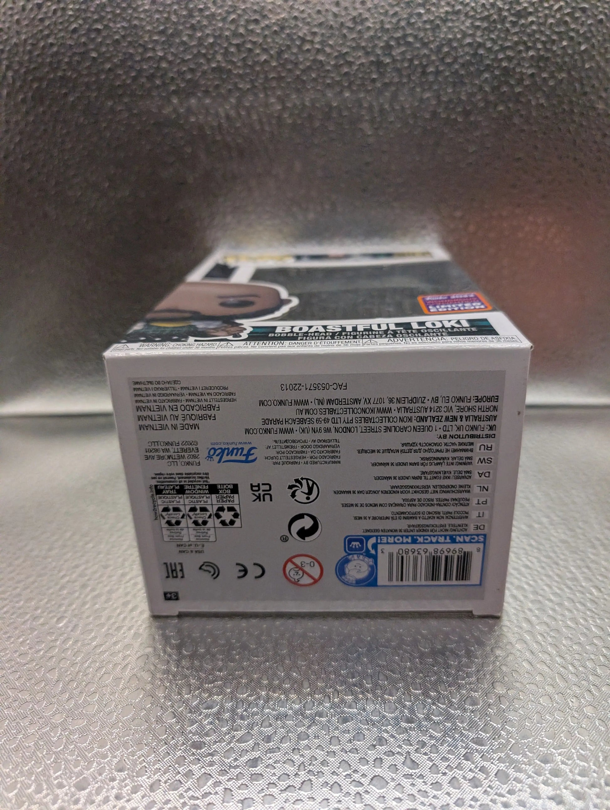 FUNKO Pop Vinyl Boastful Loki #984 FRENLY BRICKS - Open 7 Days