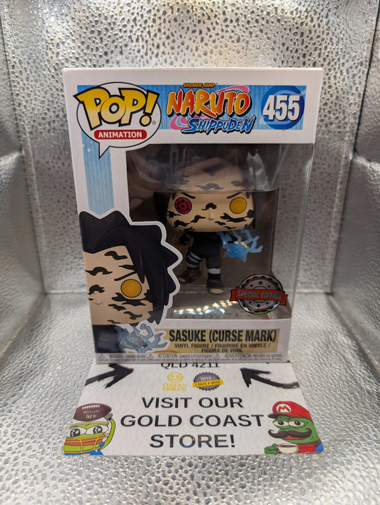 Sasuke (Cursed Mark) 455 ~ Naruto Shippuden ~ Funko Pop Vinyl ~ Animation FRENLY BRICKS - Open 7 Days