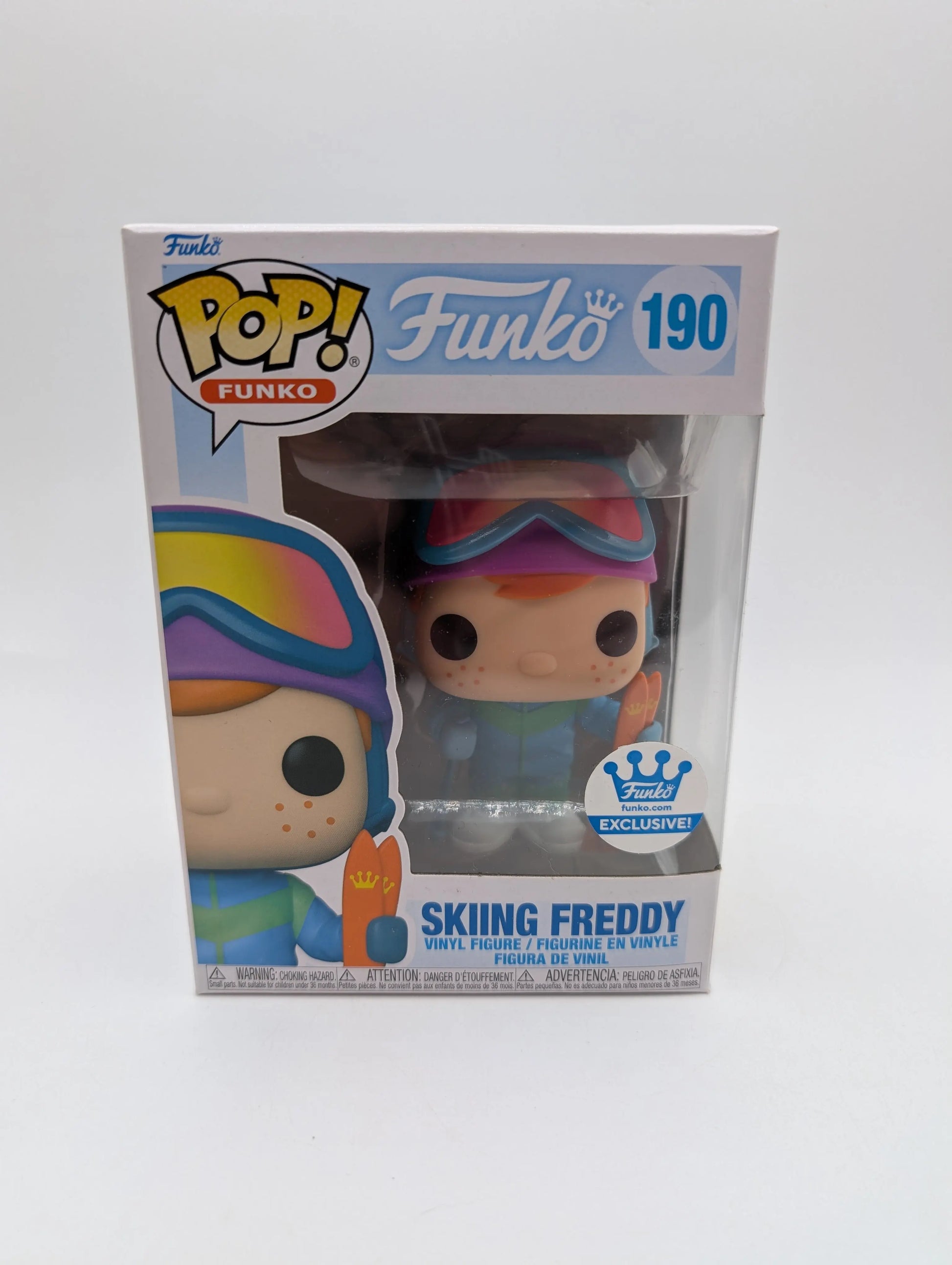 Funko POP! Freddy Funko Skiing Freddy #190 Funko Exclusive Vinyl Figure FRENLY BRICKS - Open 7 Days