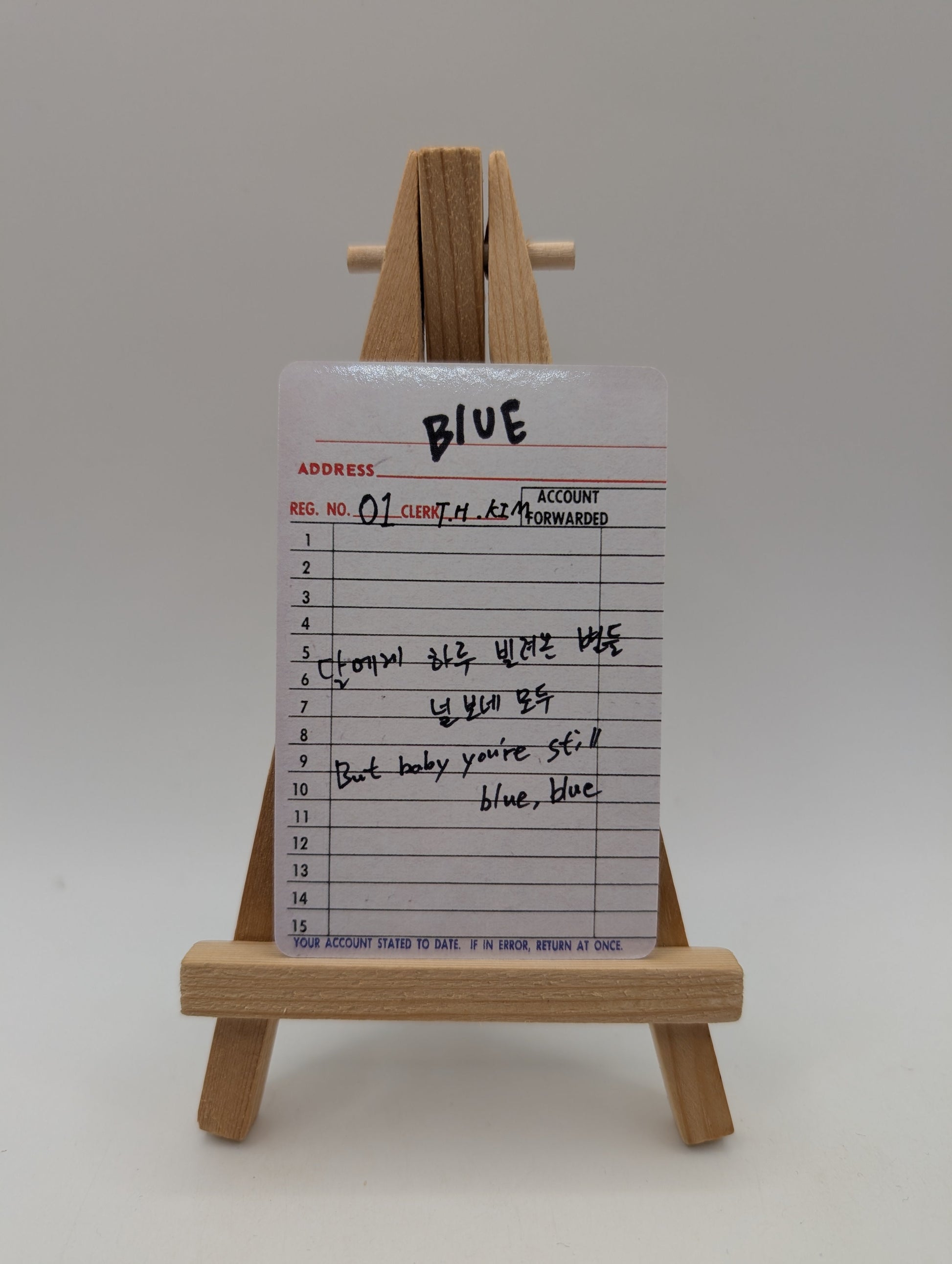 BTS V Layover  Album Weverse Photocard PC  Kim Taehyung  Kpop FRENLY BRICKS - Open 7 Days