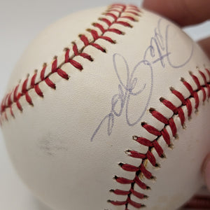 PETE ROSE CINCINNATI REDS  AUTOGRAPHED BART GIAMIATTI  BASEBALL BIG RED MACHINE FRENLY BRICKS - Open 7 Days