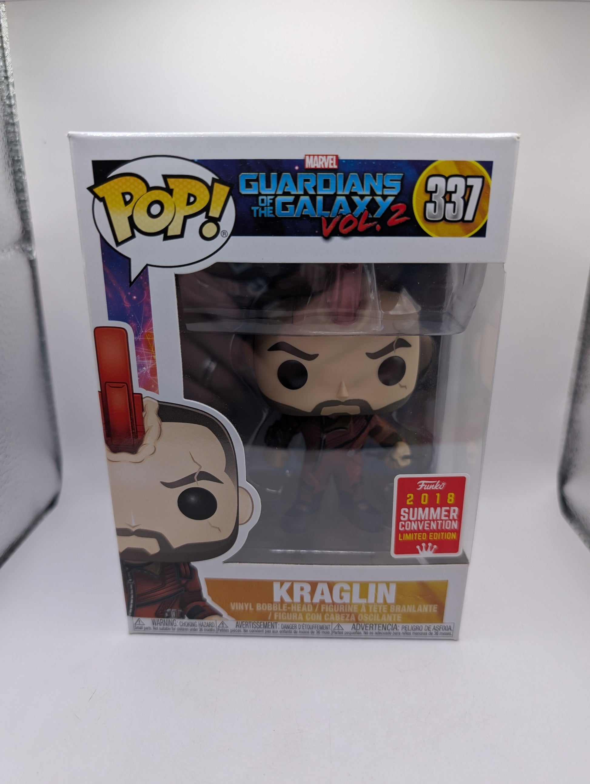 Funko Marvel Pop Vinyl - Kraglin Guardians of the Galaxy Vol 2 (Convention) #337 FRENLY BRICKS - Open 7 Days