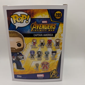 Captain America 299 ~ Marvel: Avengers - Infinity War ~ Funko Pop Vinyl FRENLY BRICKS - Open 7 Days