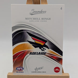 2025 AFL SELECT SEAMLESS MITCHELL HINGE BASE /95 4 ADELAIDE CROWS FRENLY BRICKS - Open 7 Days