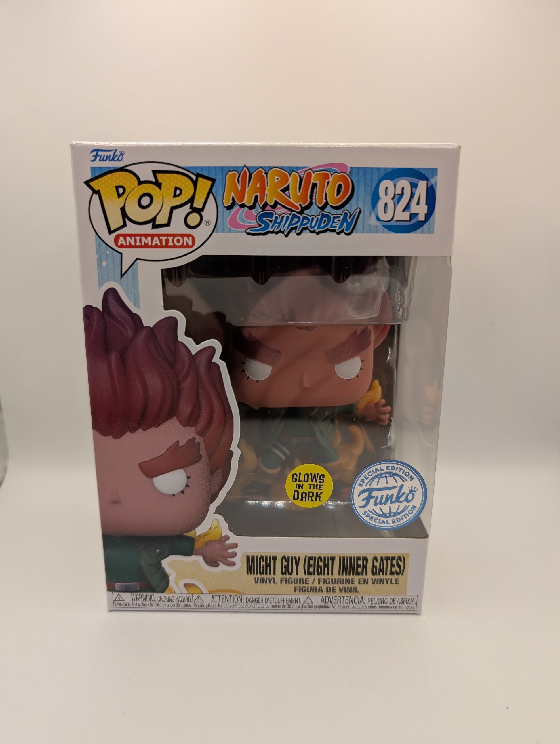 Might Guy 8 Gates GLOW NARUTO FE 824 Funko Pop Vinyl Anime FRENLY BRICKS - Open 7 Days