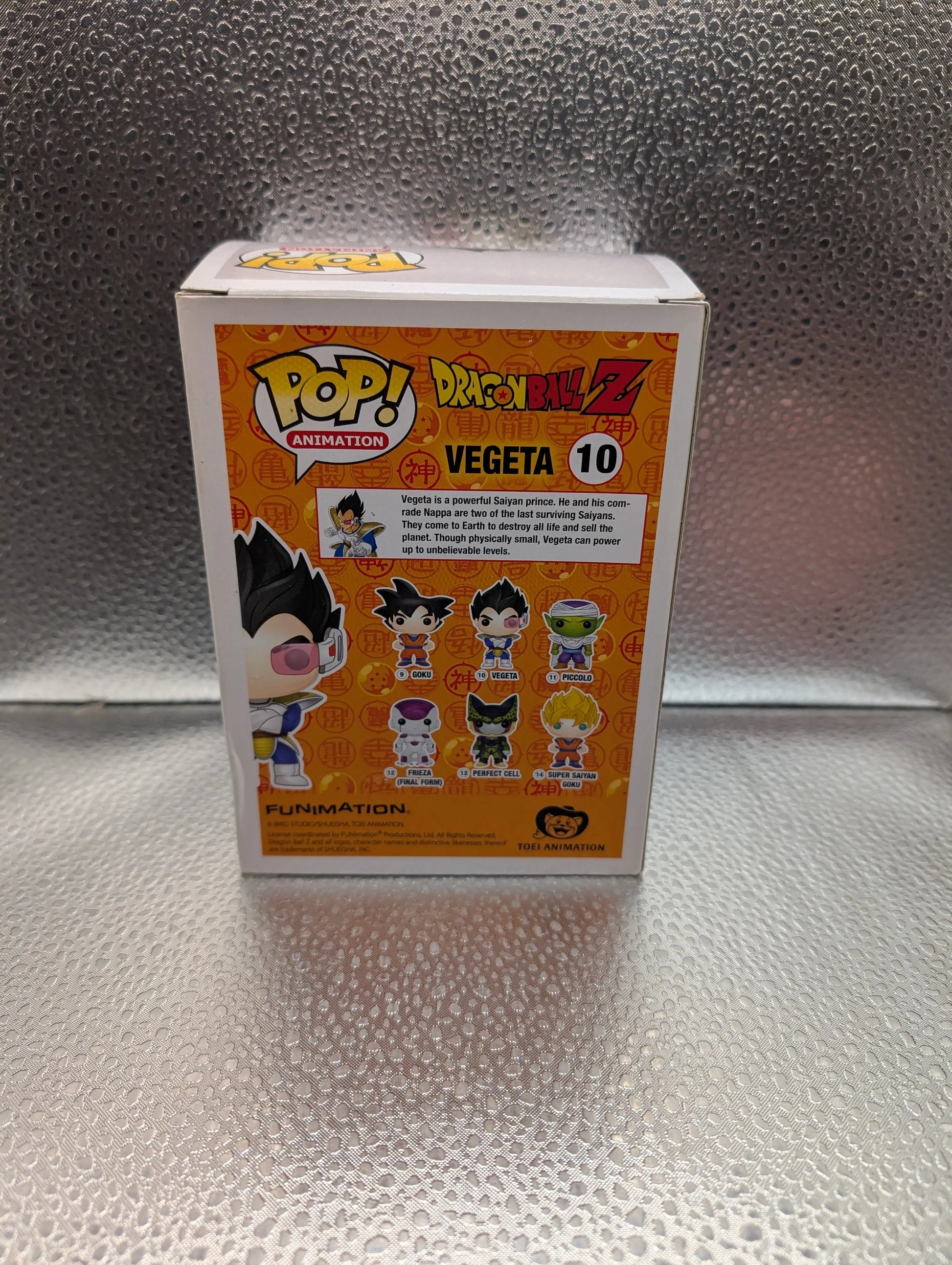 FUNKO Pop Vinyl Vegeta Dragon Ball Z #10 FRENLY BRICKS - Open 7 Days