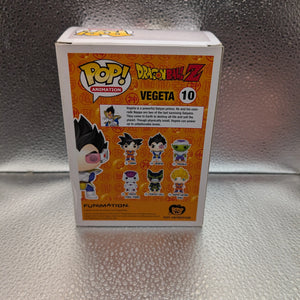 FUNKO Pop Vinyl Vegeta Dragon Ball Z #10 FRENLY BRICKS - Open 7 Days