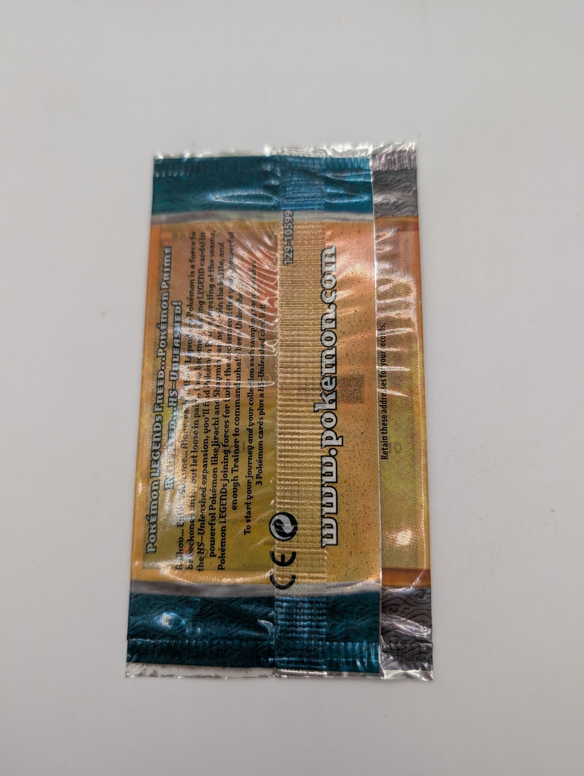 Pokemon HS Unleashed 3 Card Booster Sampling Pack SEALED FRENLY BRICKS - Open 7 Days