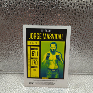 2021 Panini Flux - Jose Masvidal AUTO /10 FRENLY BRICKS - Open 7 Days