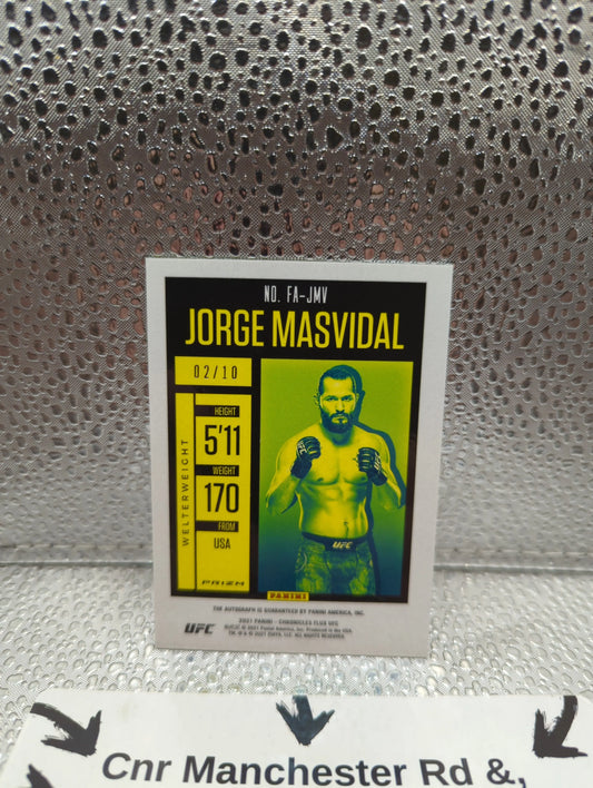 2021 Panini Flux - Jose Masvidal AUTO /10 FRENLY BRICKS - Open 7 Days