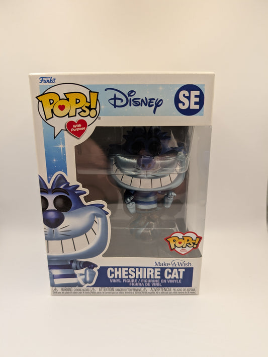 Funko Pop! Vinyl -Disney Cheshire Cat #SE Metallic Make-A-Wish POPs With Purpose FRENLY BRICKS - Open 7 Days