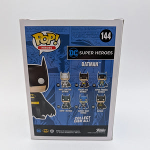 Funko POP! DC Comics Vinyl Figure - BATMAN (Black Chrome) #144 (Exclusive) FRENLY BRICKS - Open 7 Days