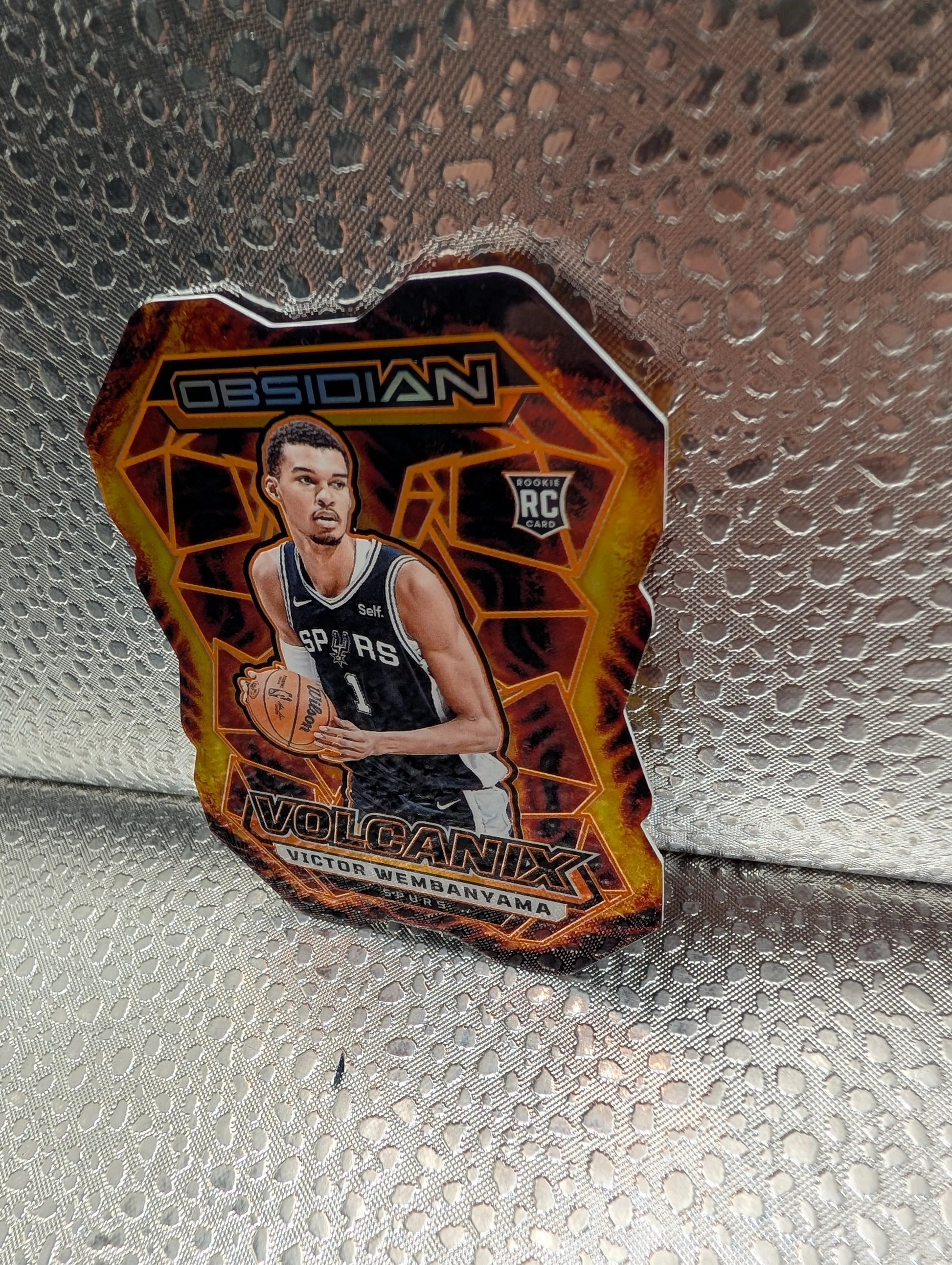 Victor Wembanyama Obsidian Volcanic Spurs RC Panini FRENLY BRICKS - Open 7 Days