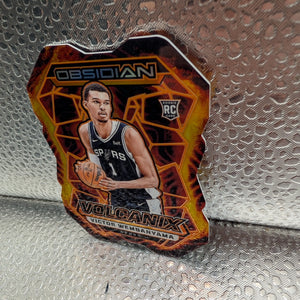 Victor Wembanyama Obsidian Volcanic Spurs RC Panini FRENLY BRICKS - Open 7 Days