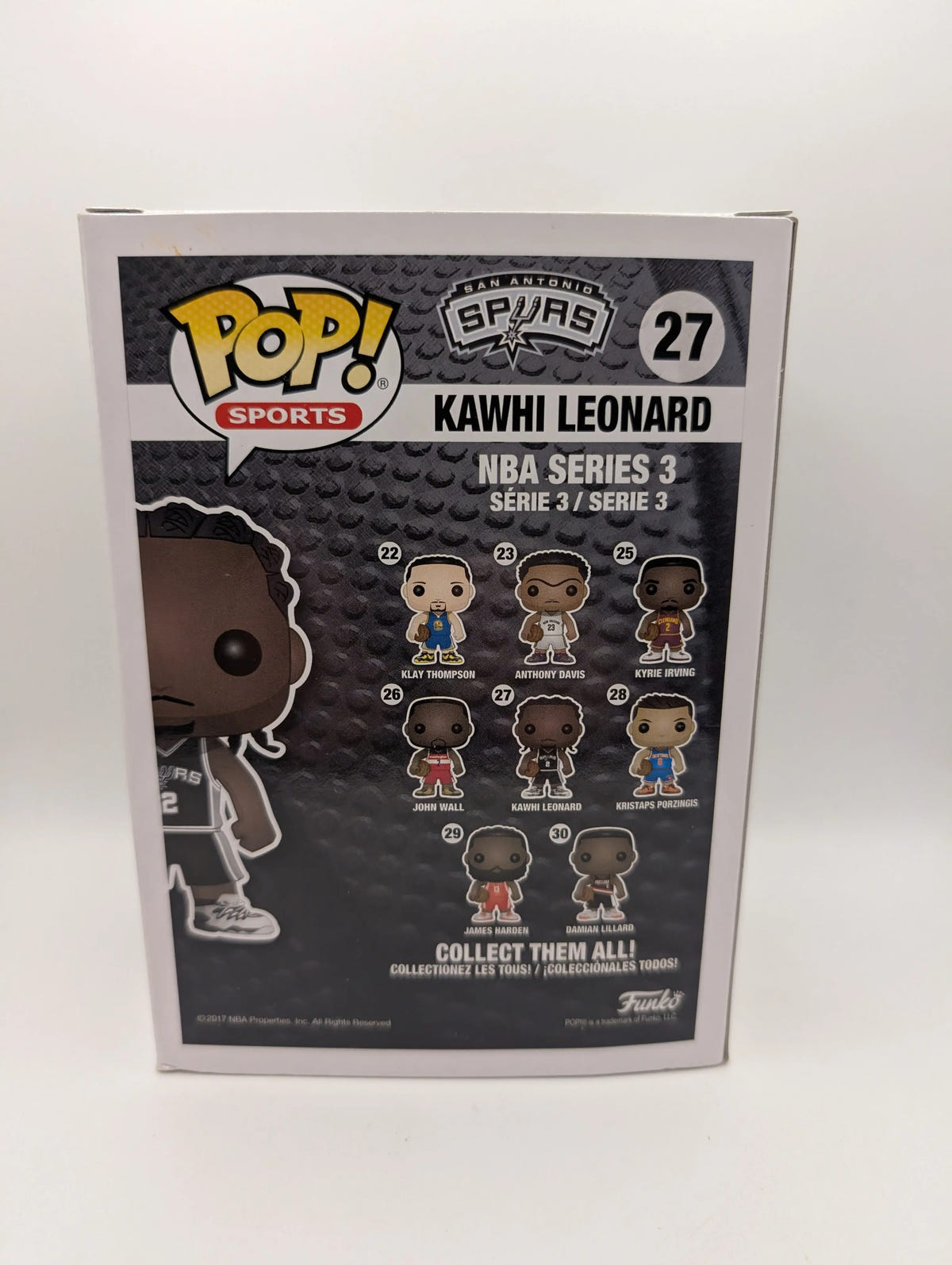 Funko Pop Vinyl - NBA - Kawhi Leonard #27 Basketball Spurs FRENLY BRICKS - Open 7 Days image 3