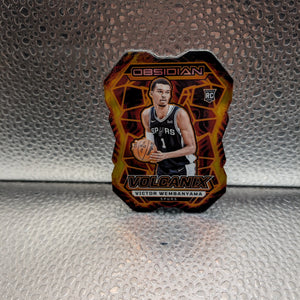 Victor Wembanyama Obsidian Volcanic Spurs RC Panini FRENLY BRICKS - Open 7 Days