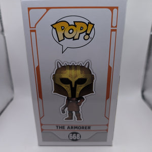 The Armorer Star Wars Mandalorian #668 Funko Pop! Vinyl FRENLY BRICKS - Open 7 Days