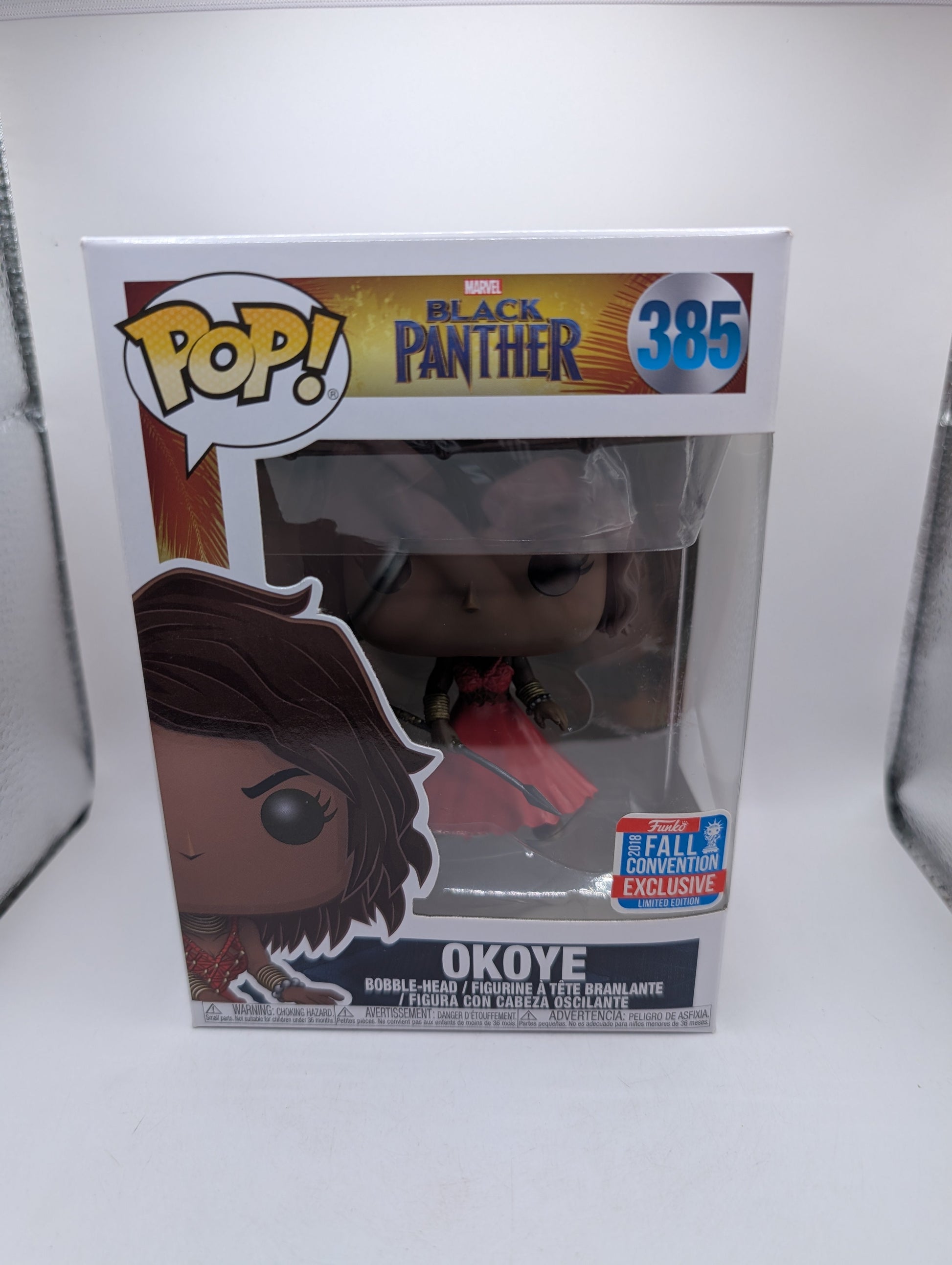 Okoye #385 (Red Dress) - Marvel Black Panther - Fall Convention 2018-Funko Pop! FRENLY BRICKS - Open 7 Days