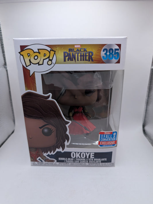 Okoye #385 (Red Dress) - Marvel Black Panther - Fall Convention 2018-Funko Pop! FRENLY BRICKS - Open 7 Days