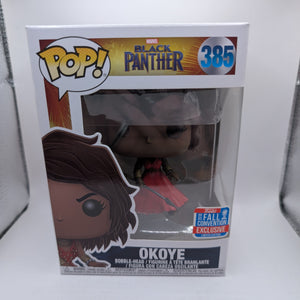 Okoye #385 (Red Dress) - Marvel Black Panther - Fall Convention 2018-Funko Pop! FRENLY BRICKS - Open 7 Days