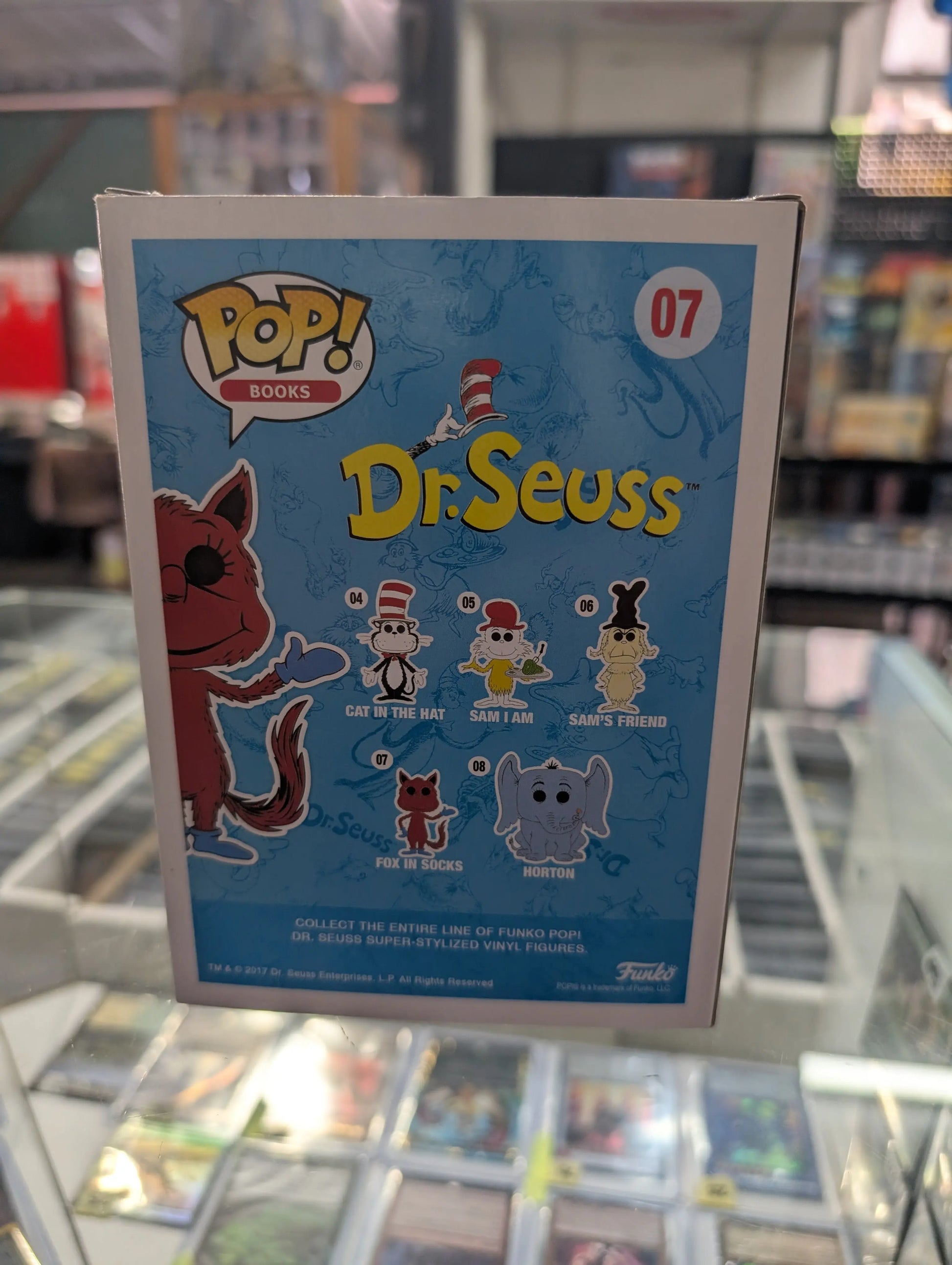 Books Funko Pop - Fox in Socks (Flocked) - Dr. Seuss - No. 07 FRENLY BRICKS - Open 7 Days