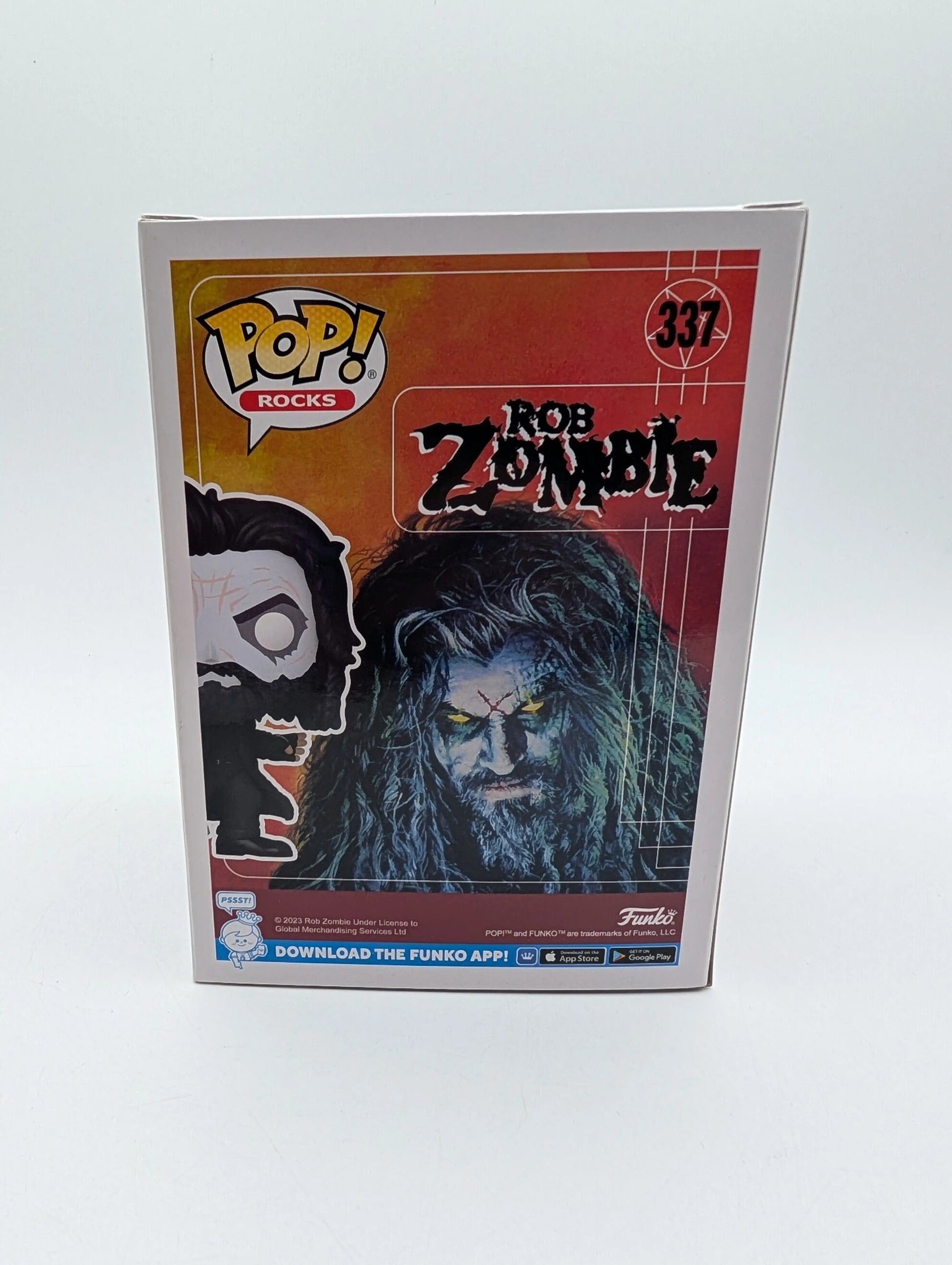 Pop! Rocks Vinyl Figure Rob Zombie - Rob Zombie Glow-in-the-Dark 337 FRENLY BRICKS - Open 7 Days